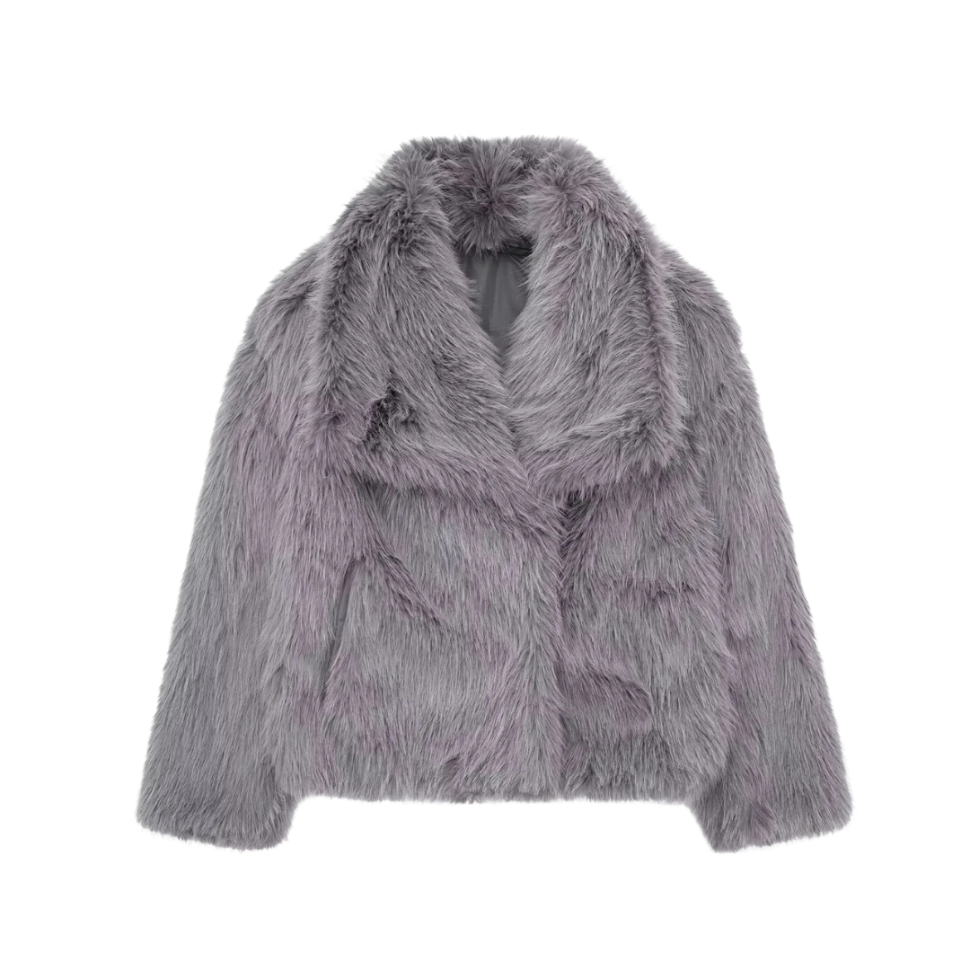 Lina | Musthave puffjacka i syntetpäls