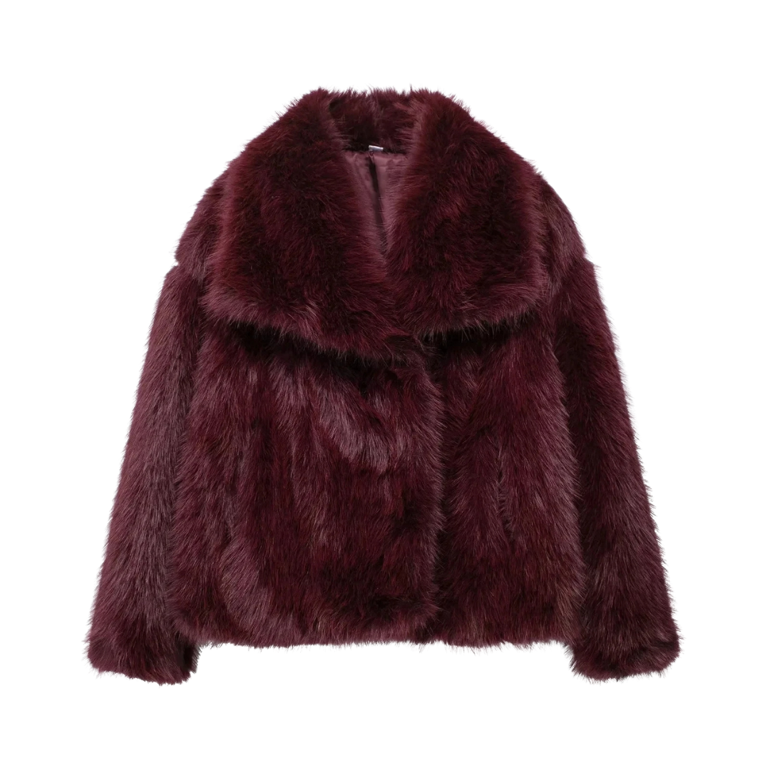Lina | Musthave puffjacka i syntetpäls